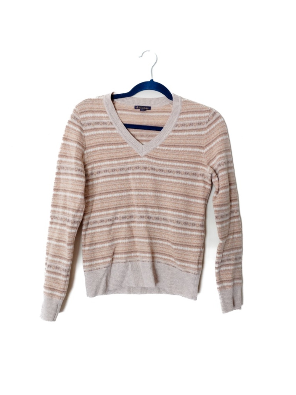 Brooks Brothers 100% Lambswool Patterned Sweater